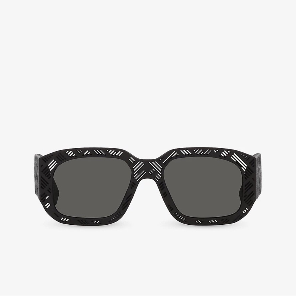New FE40113i 02A FENDI FE40113I Shadow rectangle-frame acetate sunglasses - Picture 4 of 13